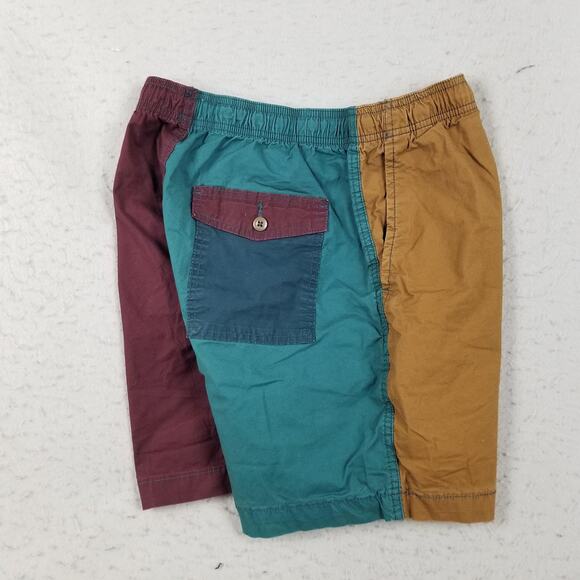 American Eagle Shorts Mens Small Multicolor Colorblock Casual Drawstring Pockets - Picture 6 of 16